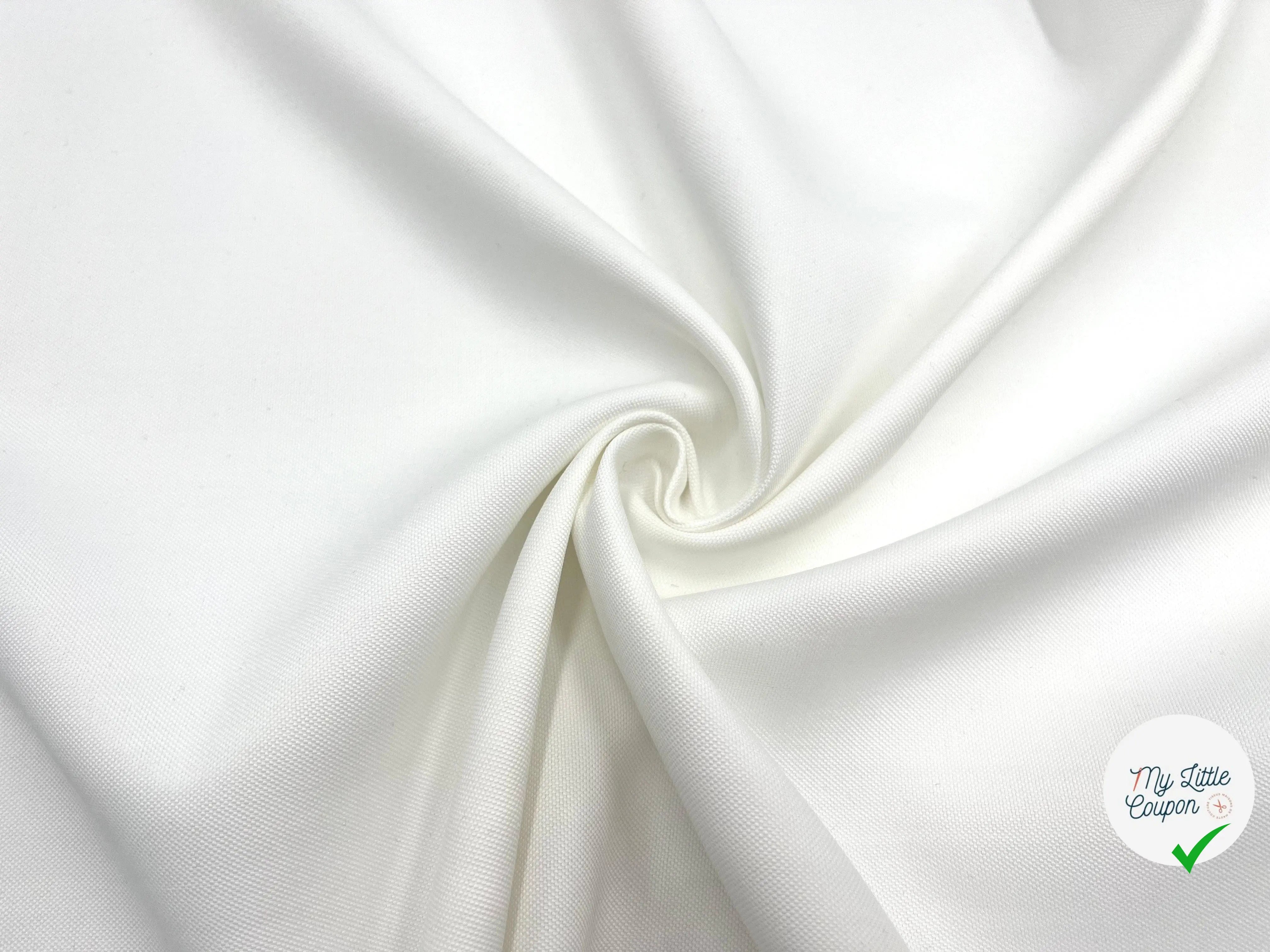 TOILE ORNANET BLANCHE - My Little Coupon - tissu - coudre