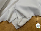 TOILE OWENS COUTURE FLUIDE STRETCH POLYVISCOSE UNI BLANC - My Little Coupon
