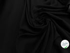 TOILE OWENS COUTURE FLUIDE STRETCH POLYVISCOSE UNI NOIR - My Little Coupon