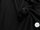 TOILE OWENS COUTURE FLUIDE STRETCH POLYVISCOSE UNI NOIR - My Little Coupon
