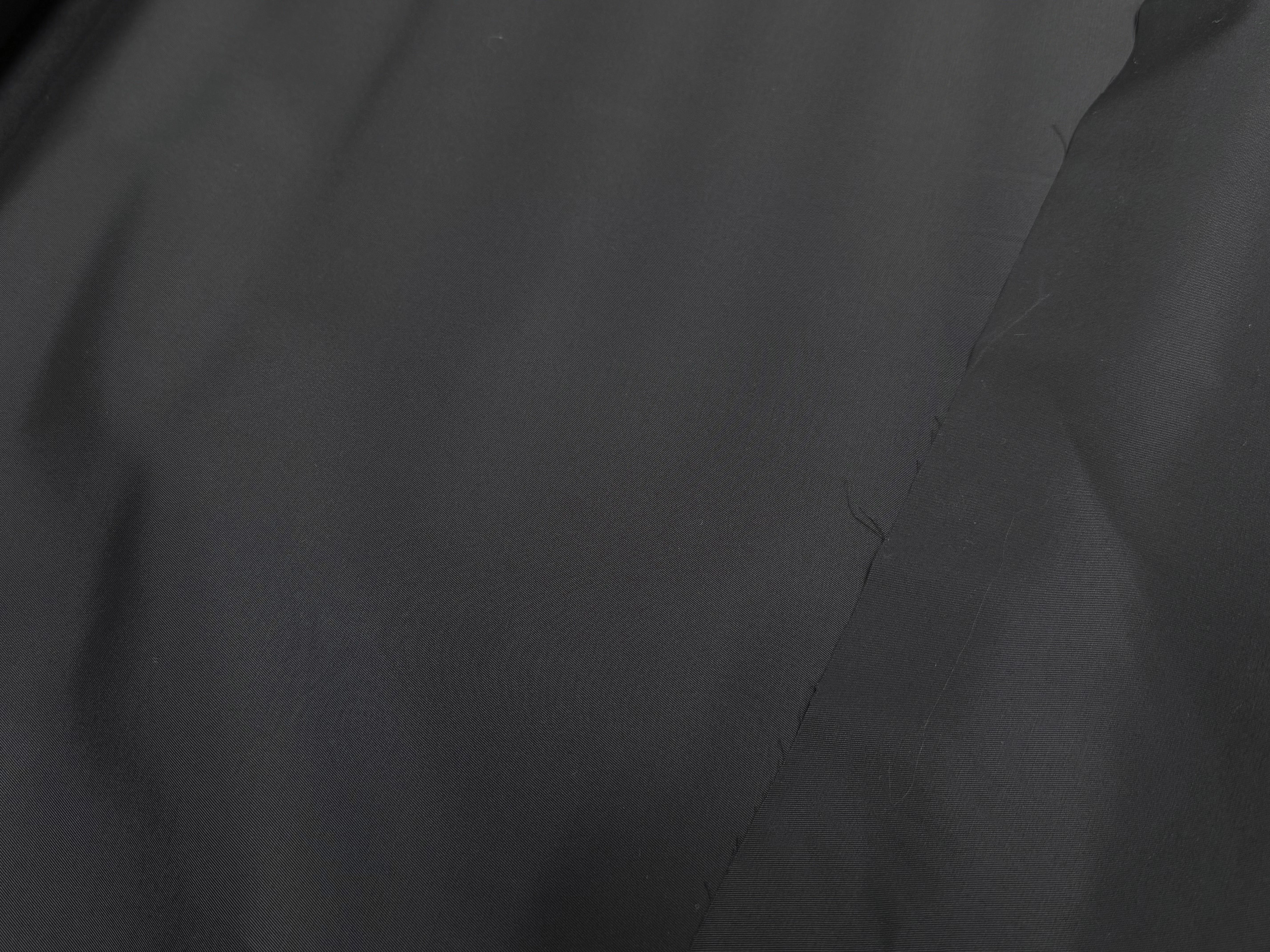 TOILE PARKA POLYAMIDE LOURDE NOIR SERGÉ - My Little Coupon