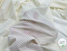 TOILE PETITS CARREAUX NATUREL - My Little Coupon - tissu - coudre