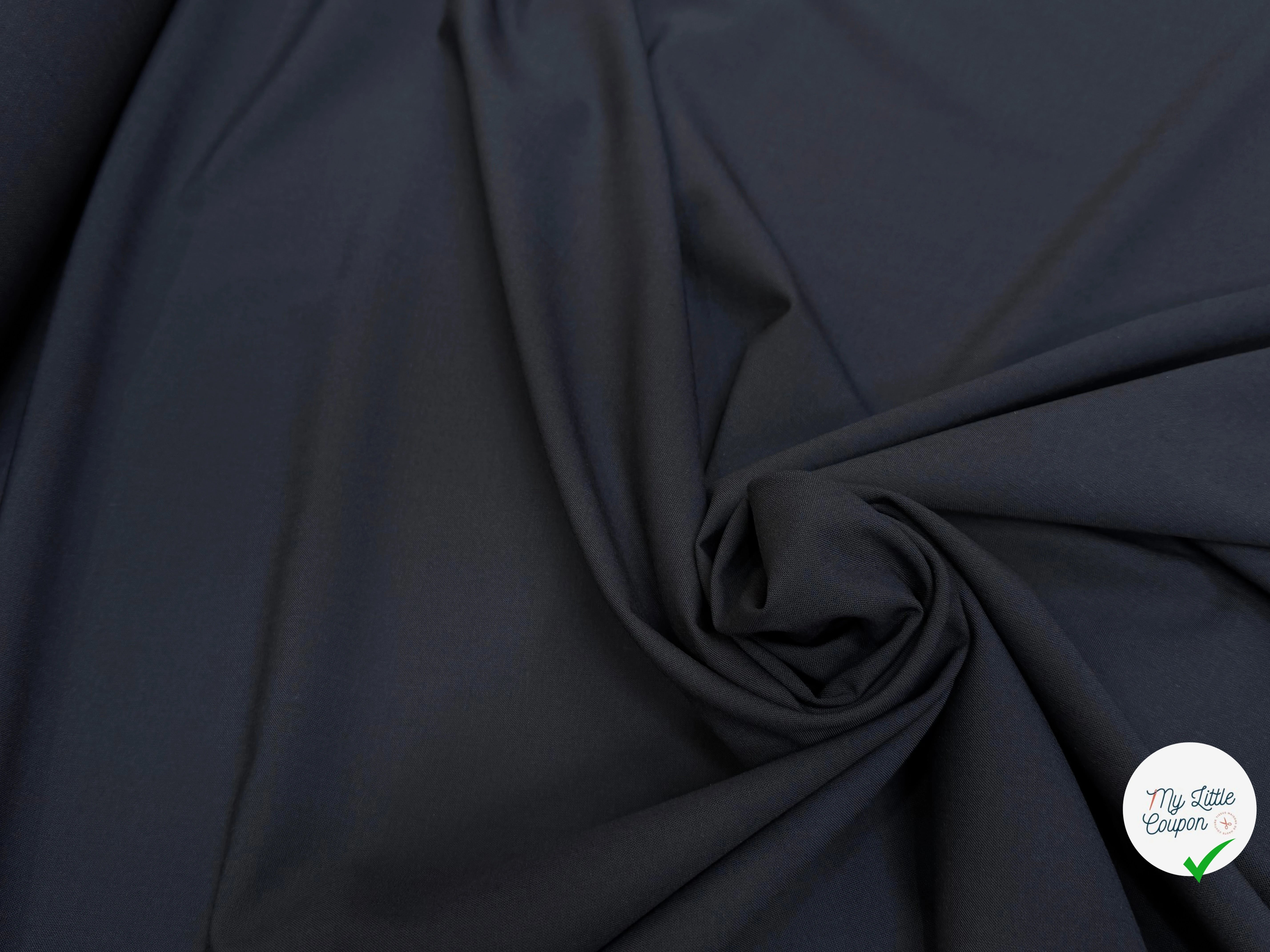 TOILE POLYLAINE BLEU MARINE PLOMBANT - My Little Coupon