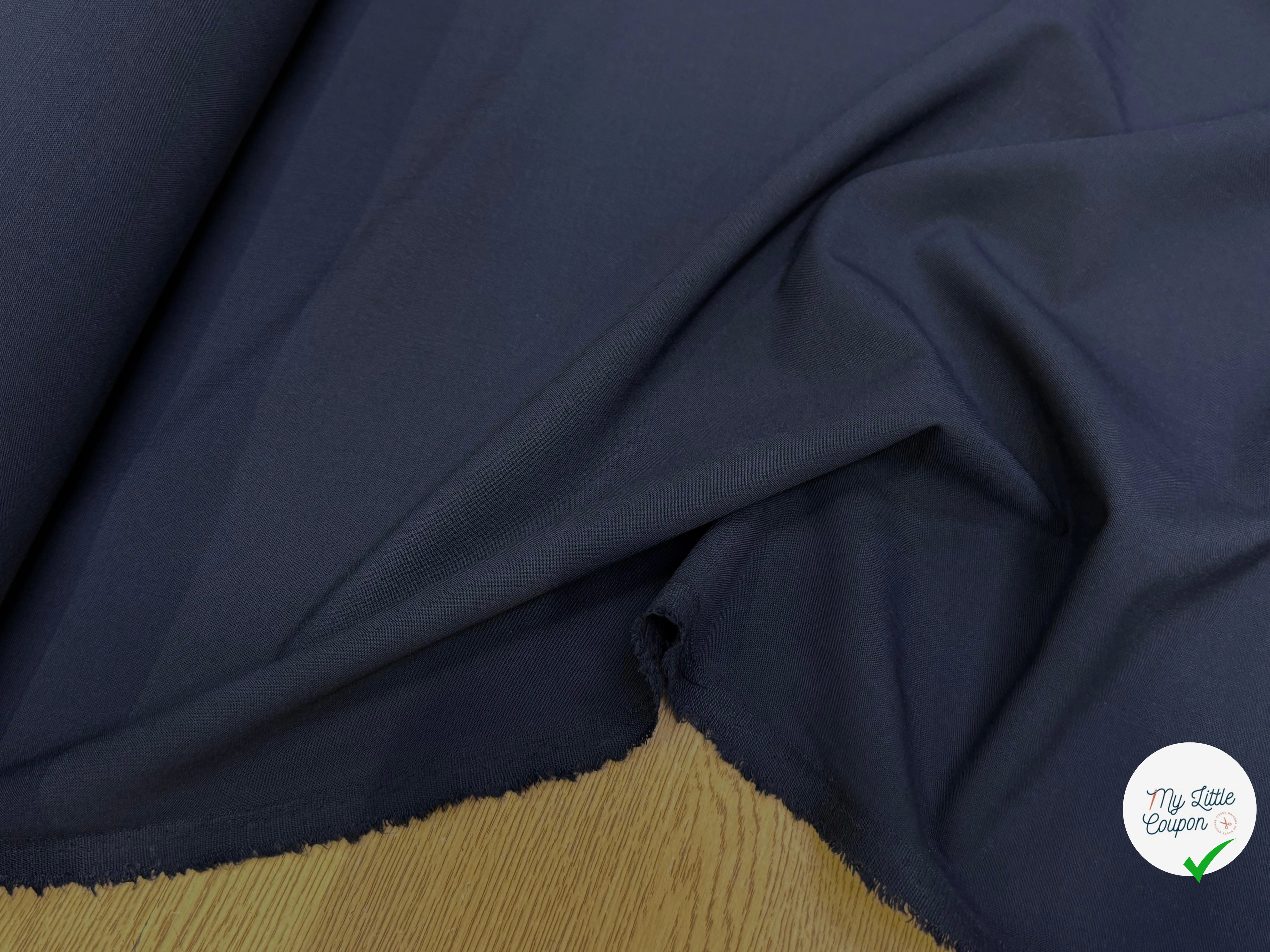 TOILE POLYLAINE BLEU MARINE PLOMBANT - My Little Coupon