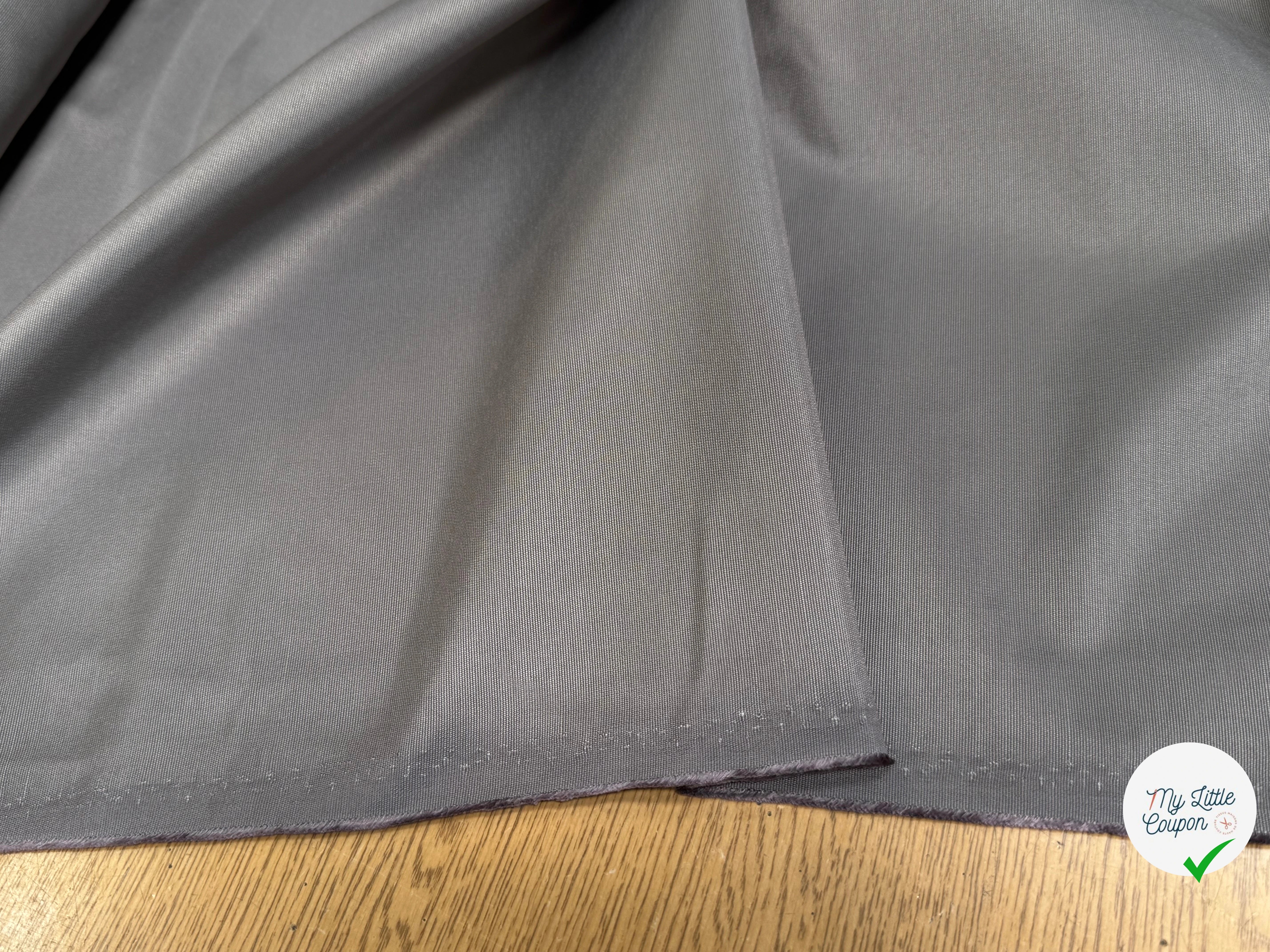 TOILE POLYVISCOSE CRAQUANTE GRISE - My Little Coupon