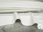 TOILE POLYVISCOSE STRETCH BLANC CASSÉ MLC INTERN