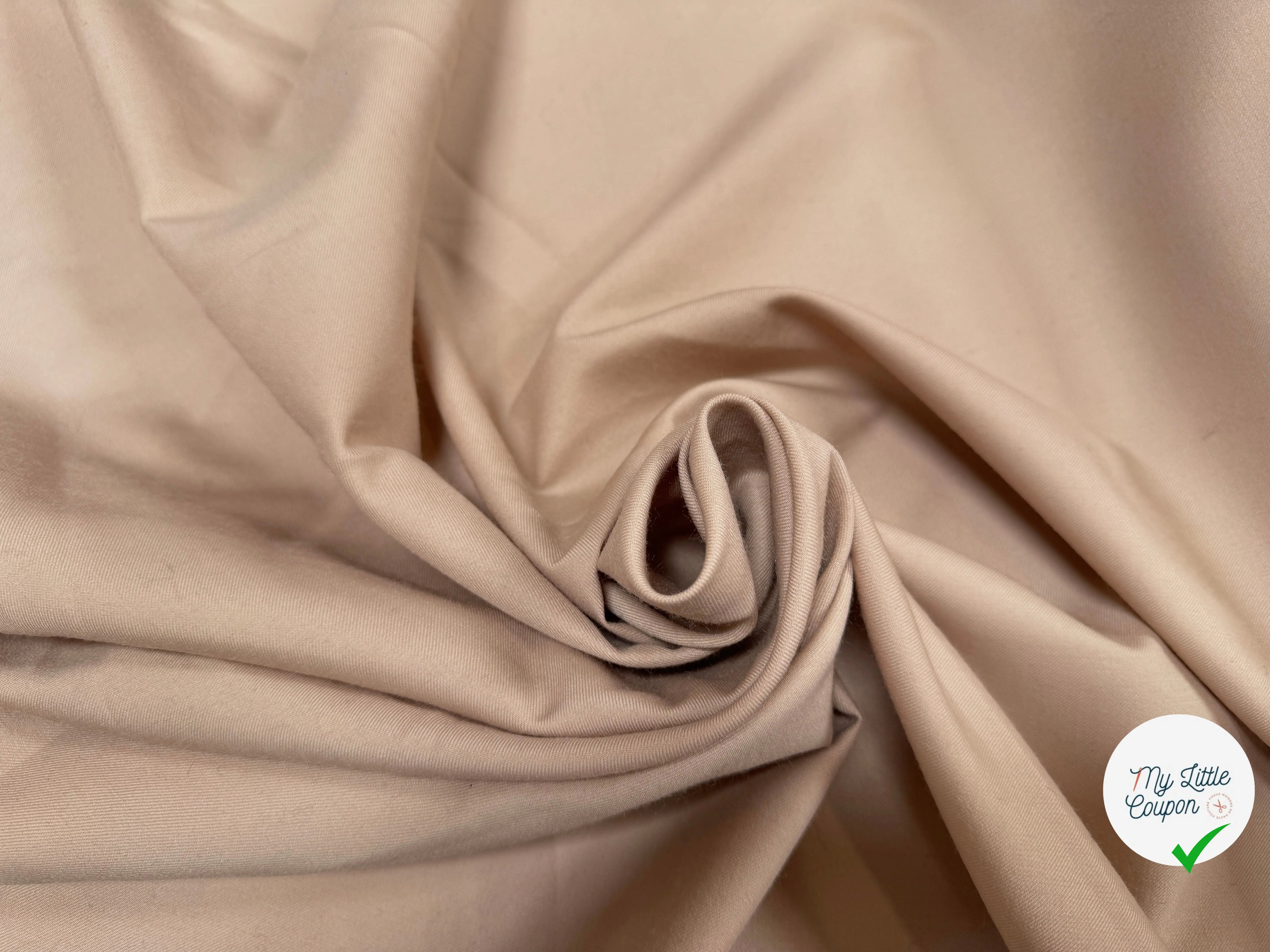 TOILE SERGÉE FLUIDE POLYLAINE - My Little Coupon