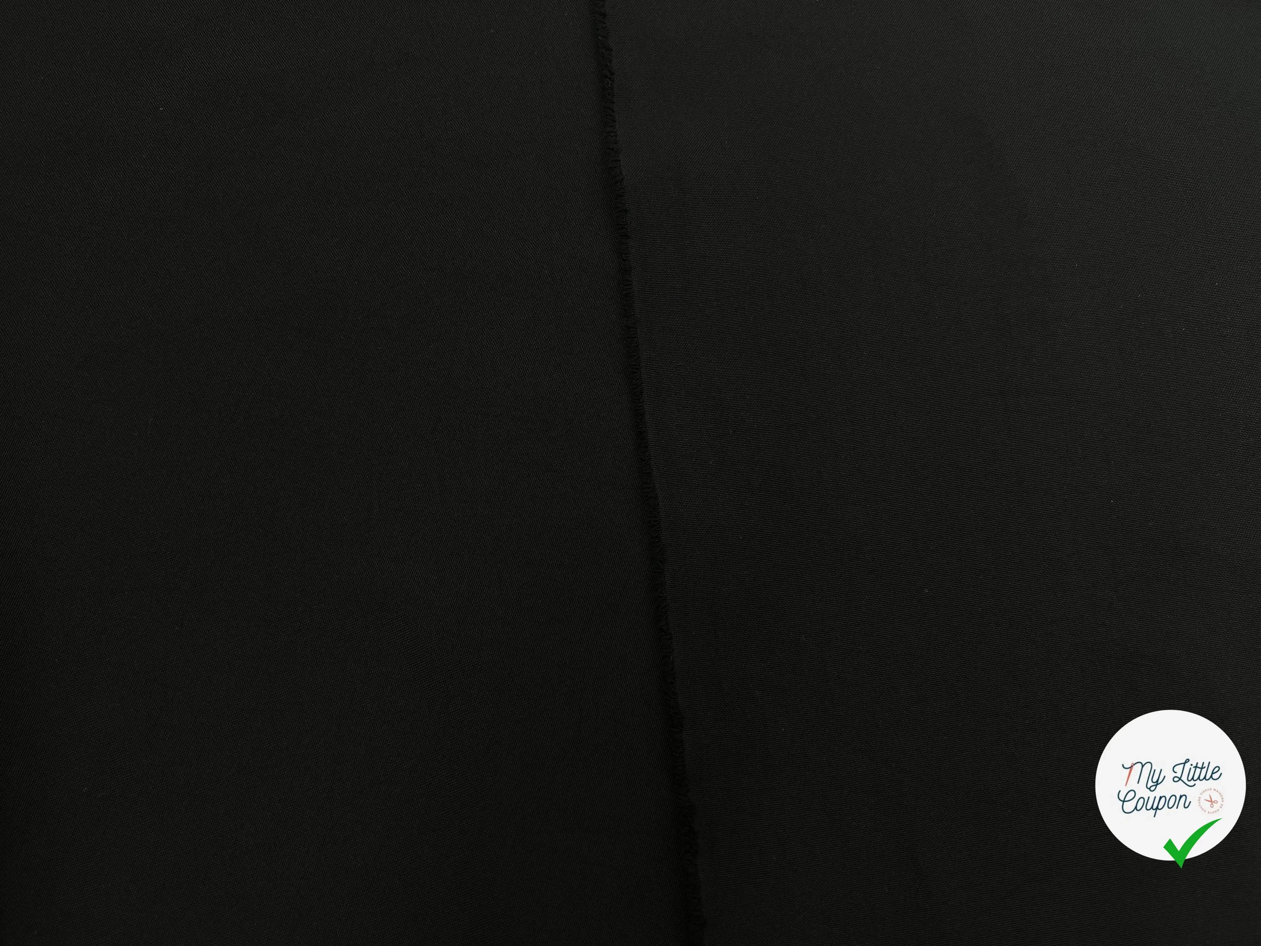 TOILE SOUPLE NOIRE - My Little Coupon - tissu - coudre