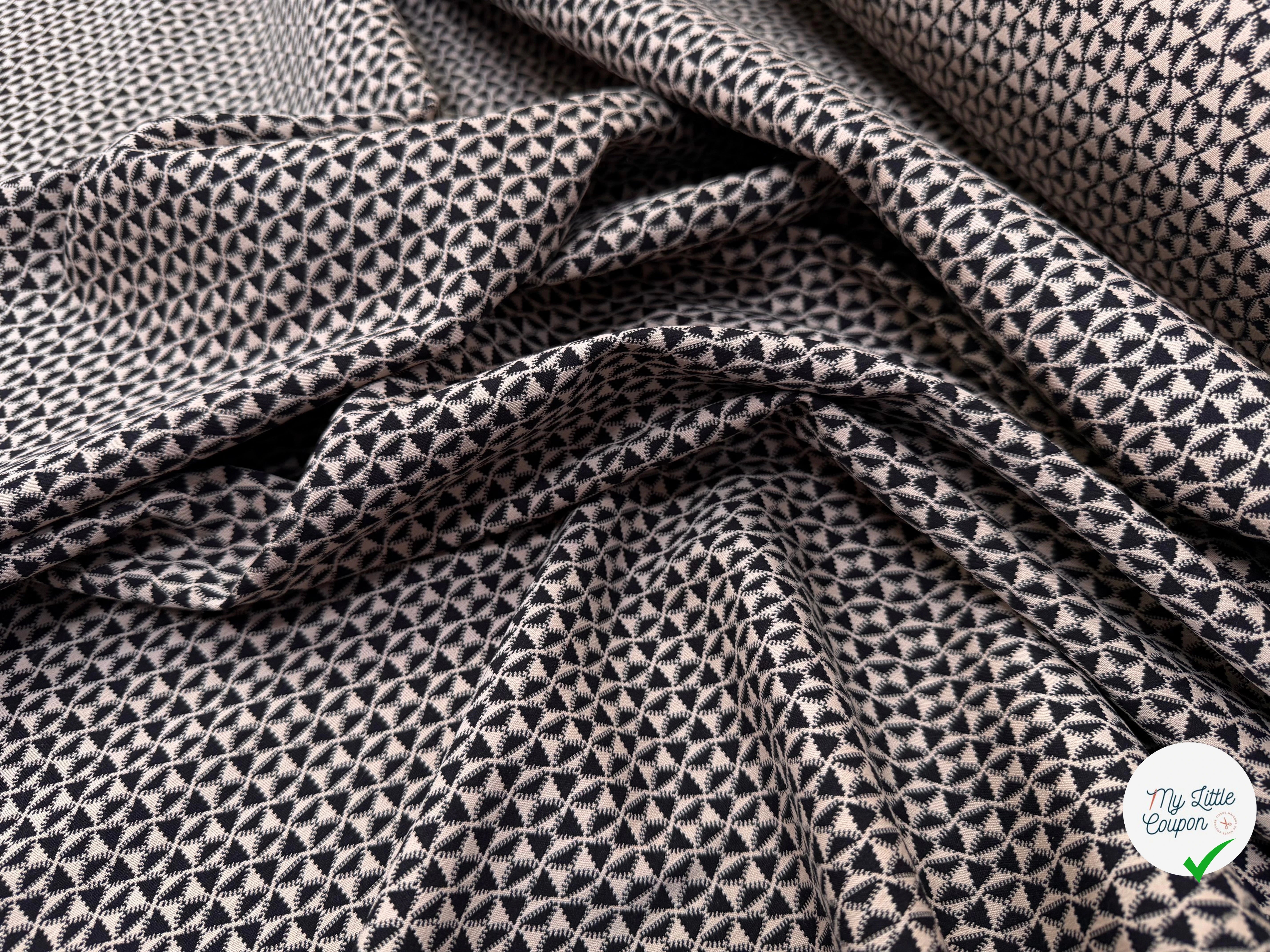 TOILE STRETCH GÉOMETRIQUE ITALIE CHIC - My Little Coupon