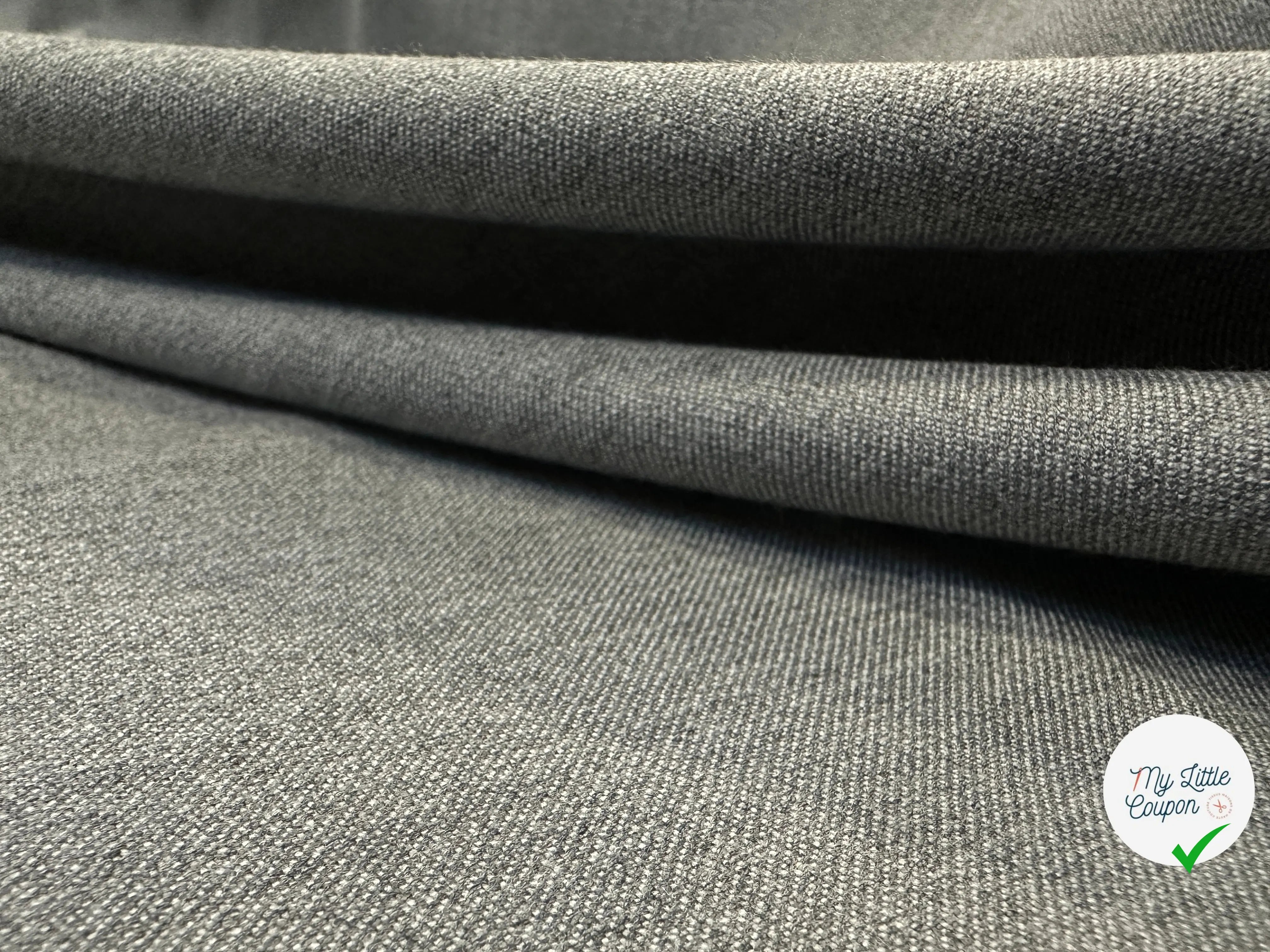 TOILE STRETCH POLYVISCOSE FACON DENIM - My Little Coupon