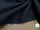 TOILE STRIÉE 60% VISCOSE BLEU MARINE - My Little Coupon