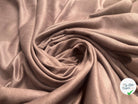 TOILE SUEDINE FLUIDE TOUCHER TOUT DOUX MARRON - My Little Coupon