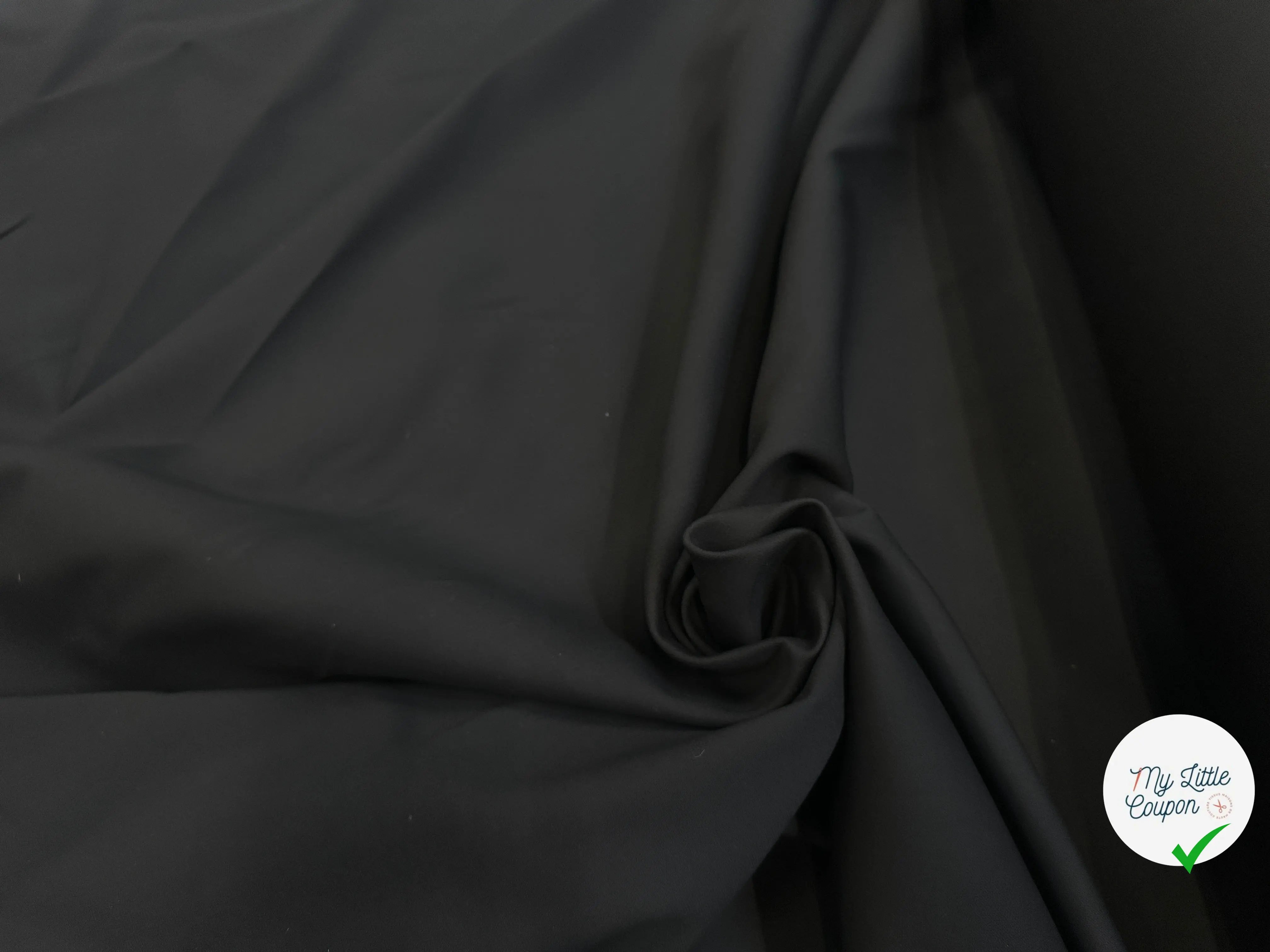 TOILE TECHNO STRETCH NOIRE - My Little Coupon