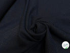 TOILE TRICOTÉE LÉGÈREMENT STRETCH NAVY 85% COTON - My Little Coupon