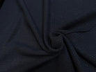 TOILE TRICOTÉE LÉGÈREMENT STRETCH NAVY 85% COTON - My Little Coupon