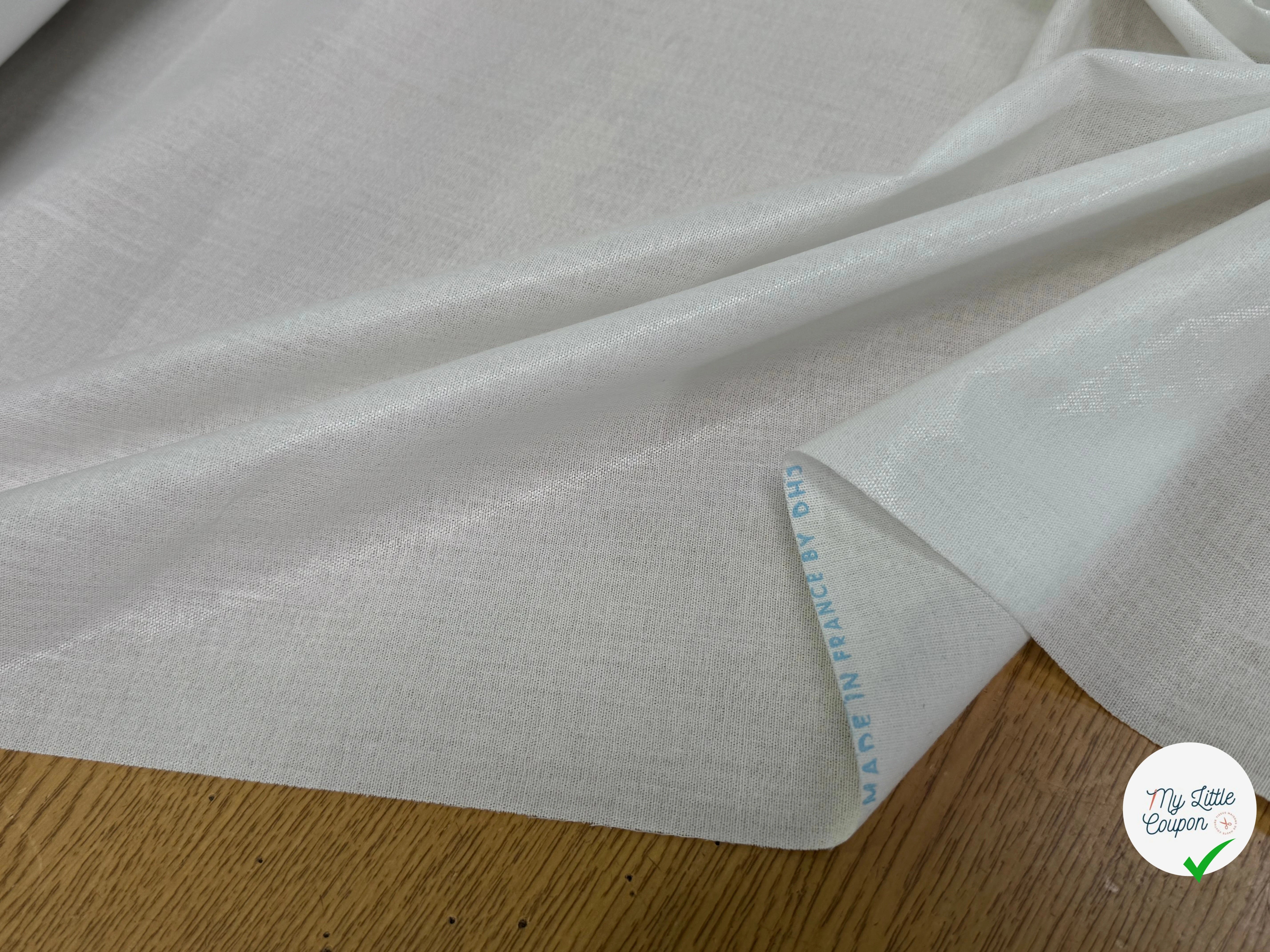 TRIPLURE THERMOCOLLANT COTON 90 DE LAIZE ÉCRU - My Little Coupon