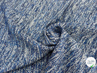 TWEED 50% COTON FILS BLEU BLANC - My Little Coupon
