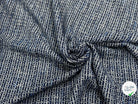 TWEED BLEU MARINE ET BLANC COTON ET LUREX - My Little Coupon