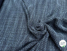 TWEED BOUCLETTE 30% LAINE BLEU DENIM - My Little Coupon