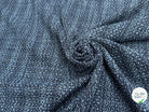 TWEED BOUCLETTE 30% LAINE BLEU DENIM - My Little Coupon