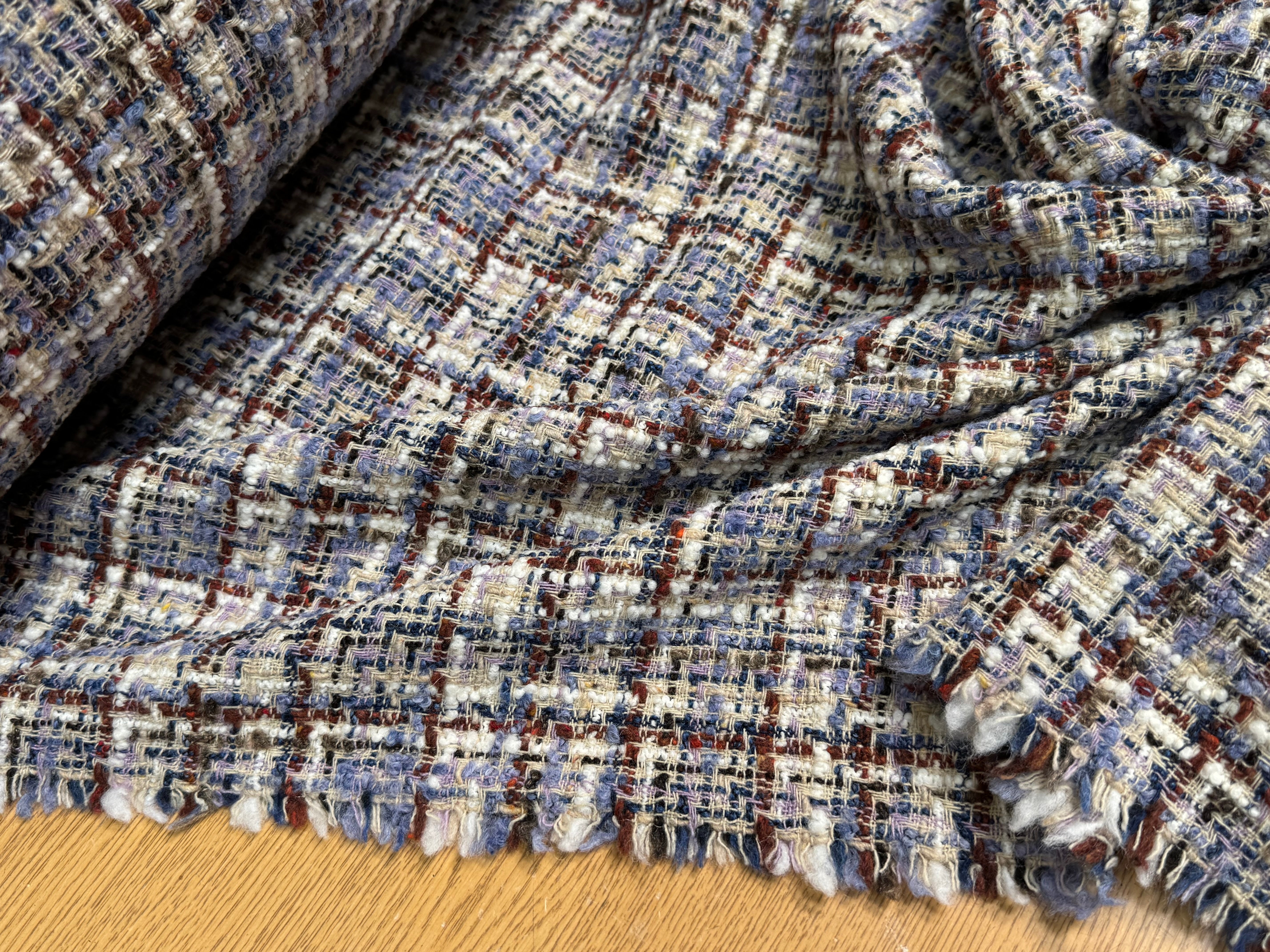 TWEED BOUCLETTE 31% LAINE MULTICO FAITRIVIA - My Little Coupon