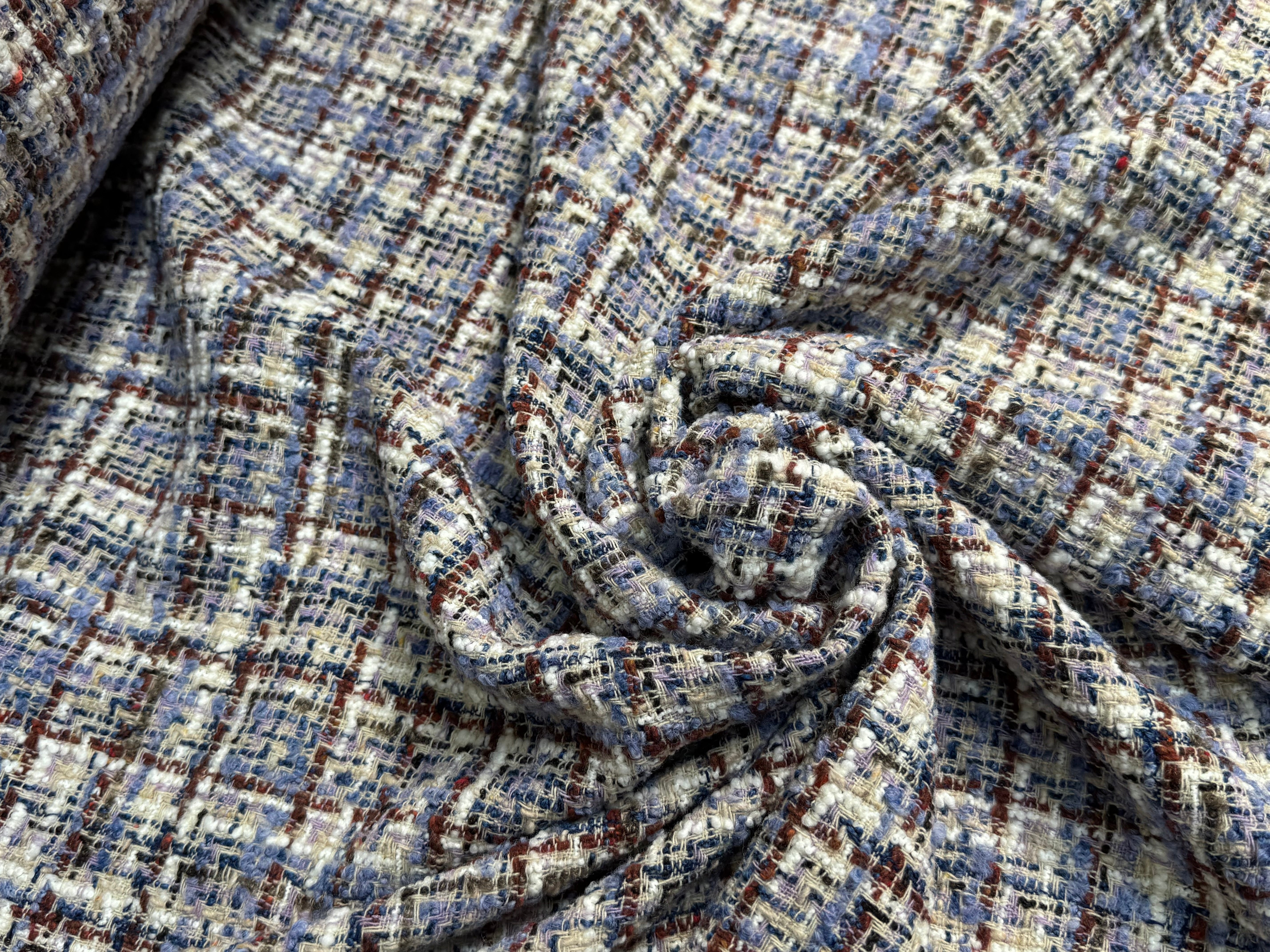 TWEED BOUCLETTE 31% LAINE MULTICO FAITRIVIA - My Little Coupon