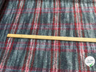 TWEED BOUCLETTE 56% LAINE BLEU À CARREAUX GIOVIXEN - My Little Coupon
