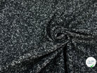 TWEED BOUCLETTE CHINÉ BLANC NOIR 100% LAINE - My Little Coupon