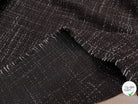 TWEED BOUCLETTE MARRON CHINÉ BLANC - My Little Coupon