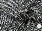 TWEED BOUCLETTE NOIR ET BLANC LAINE JAPON - My Little Coupon