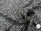 TWEED BOUCLETTE NOIR ET BLANC LAINE JAPON - My Little Coupon