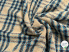 TWEED BOUCLETTE POLYLAINE SERGÉ 10% LAINE ALPAGA BEIGE - My Little Coupon