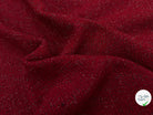 TWEED CHEVRON ROUGE CHIC 100% LAINE - My Little Coupon