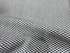 TWEED COTON CARREAUX BLANC & NOIR - My Little Coupon
