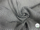 TWEED COTON CARREAUX BLANC & NOIR - My Little Coupon