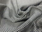 TWEED COTON CARREAUX BLANC & NOIR - My Little Coupon
