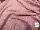 TWEED COTON FABRICATION ITALIE ROSE - My Little Coupon
