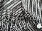 TWEED COTON LOSANGES NOIR ET BLANC - My Little Coupon