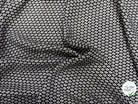 TWEED COTON LOSANGES NOIR ET BLANC - My Little Coupon