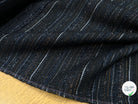 TWEED COTON LUREX BLEU NUIT 80% COTON - My Little Coupon