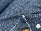 TWEED COTON MI-SAISON BLEU 80% COTON - My Little Coupon