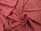 TWEED COTON ROUGE MI SAISON - My Little Coupon