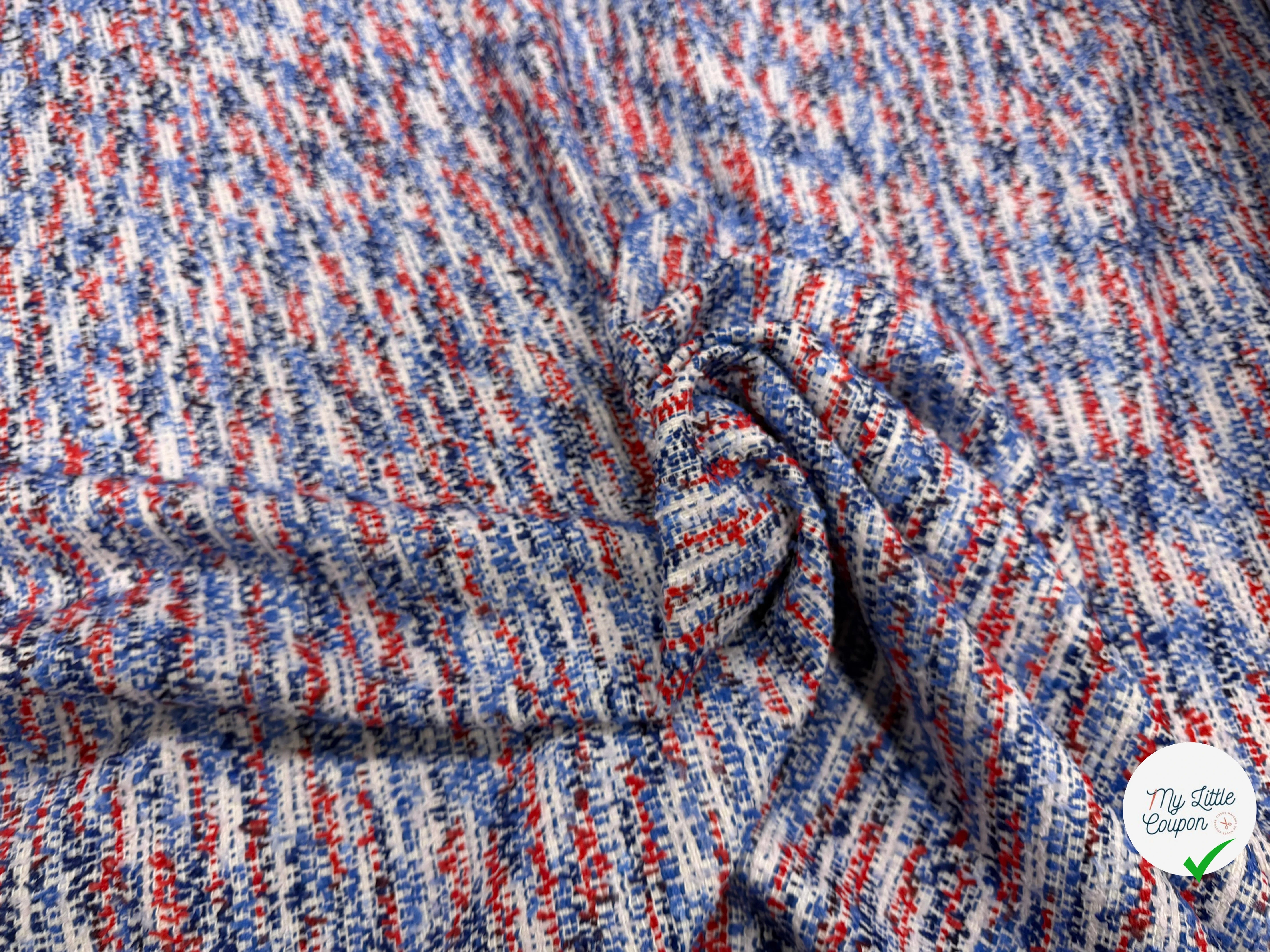 TWEED COTON TAILLEUR MI SAISON - My Little Coupon