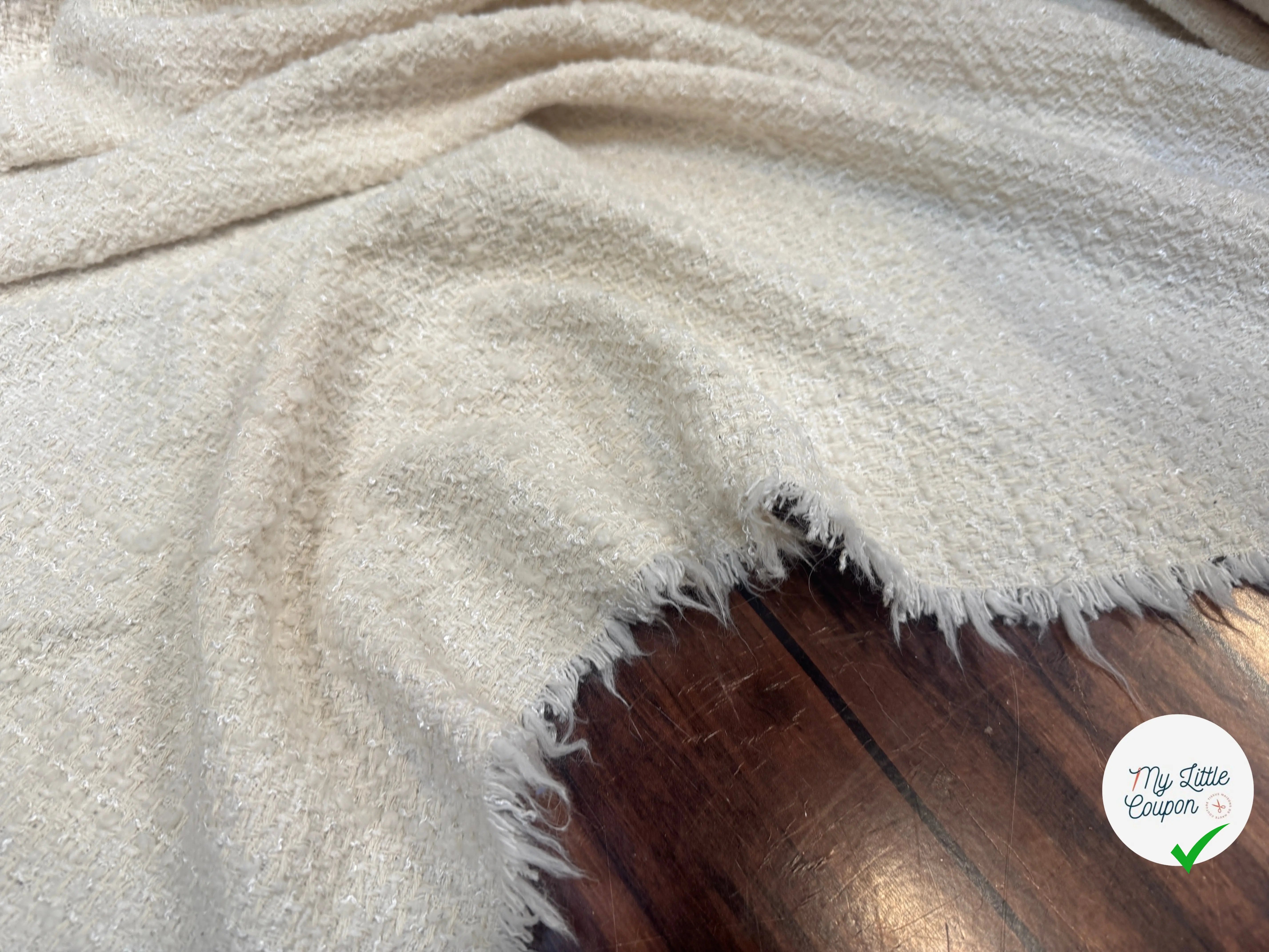 TWEED CRÈME COTON - My Little Coupon