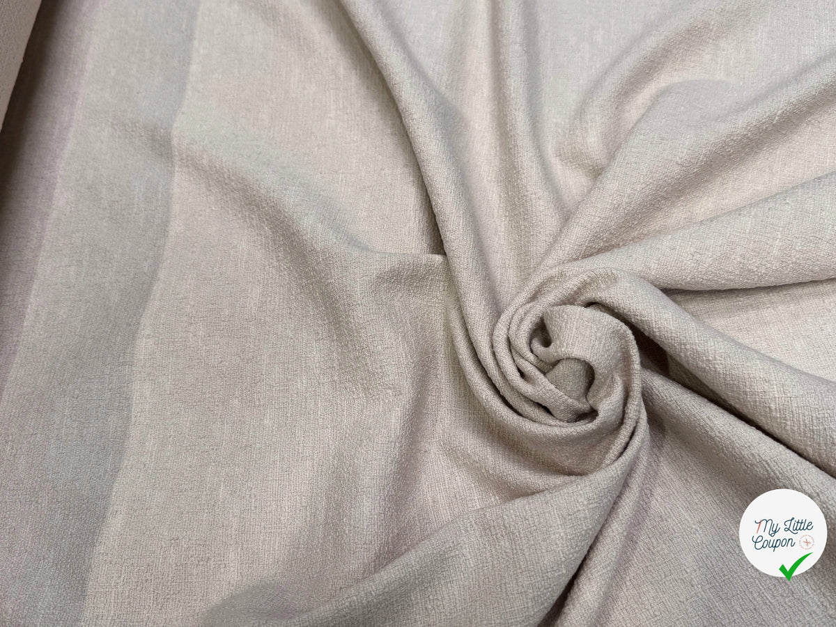 TWEED DE COTON BRUT ÉCRU MILKY - My Little Coupon