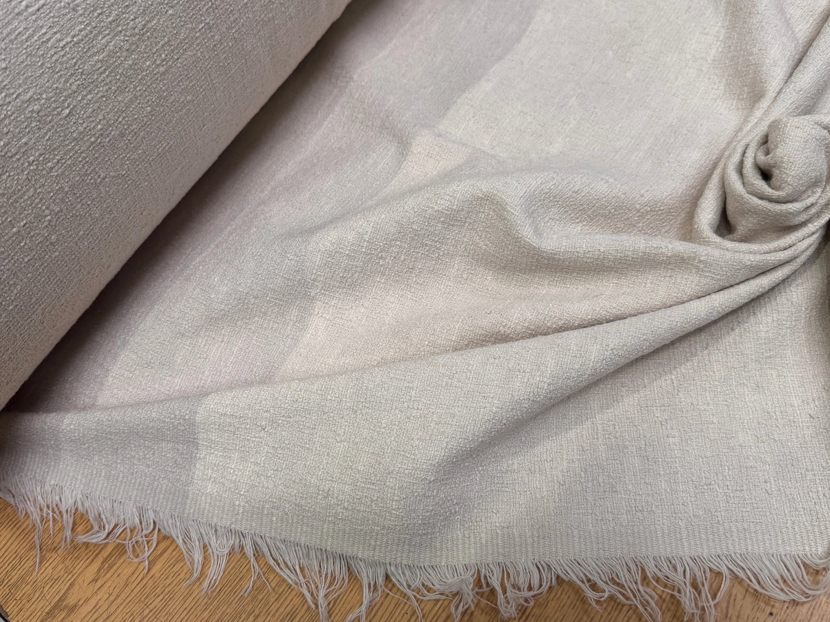 TWEED DE COTON BRUT ÉCRU MILKY - My Little Coupon