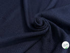 TWEED DE COTON TRÈS BEAU BLEU MARRINE - My Little Coupon