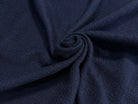 TWEED DE COTON TRÈS BEAU BLEU MARRINE - My Little Coupon