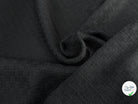 TWEED DE LAINE TEXTURÉ NOIR SUPERBE - My Little Coupon