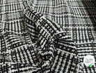 TWEED DE PRESTIGE NOIR & BLANC FABRICATION FRANÇAISE - My Little Coupon